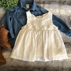 OshKosh | White Lace Top